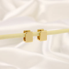 Geometric Glossy Earrings for Girls