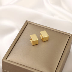 Geometric Glossy Earrings for Girls