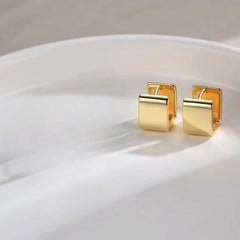 Geometric Glossy Earrings for Girls