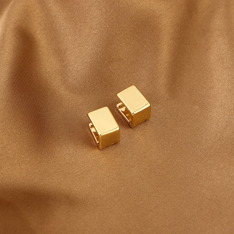 Geometric Glossy Earrings for Girls