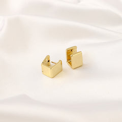 Geometric Glossy Earrings for Girls