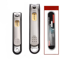 3pcs Nail Clippers Portable Splash-proof Nail Scissor