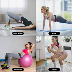 Non Slip Hip Thrusting Belt with Weighted Waist Training