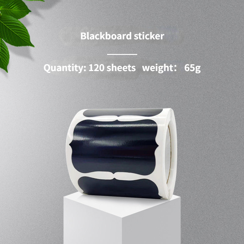 Irregular Blackboard PVC Stickers for Wine Bottles