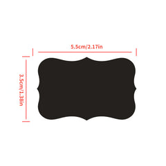 Irregular Blackboard PVC Stickers for Wine Bottles