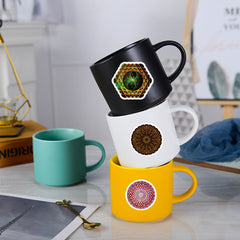 53pcs Sacred Geometry Vinyl Waterproof Stickers for Water Bottle Laptop Phone