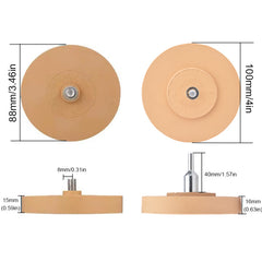 Car Eraser Wheel Adhesive Remover Rubber Wheel Power Drill Adapter