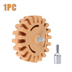 Car Eraser Wheel Adhesive Remover Rubber Wheel Power Drill Adapter