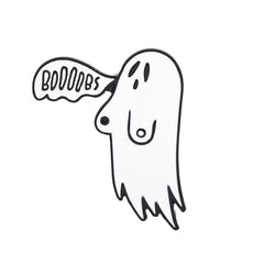 Ghost Jewelry Brooch Halloween Hip hop Badge for Boys and Girls