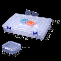 45pcs Bead Storage Case Nail Art Jewelry Organizer Box
