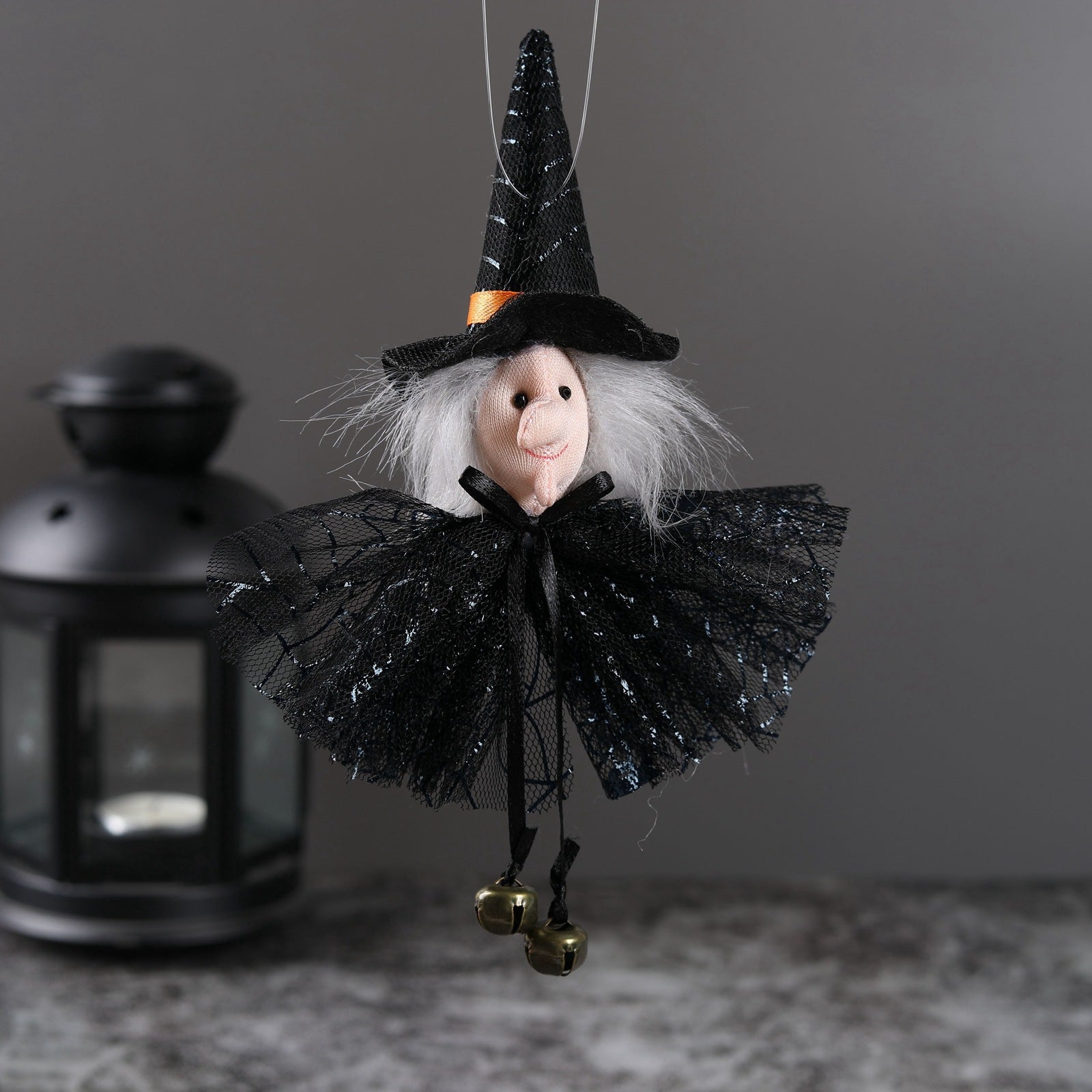 Halloween Hanging Ornament Pumpkin Ghost Witch Cat Charm Scary Witch Pendant