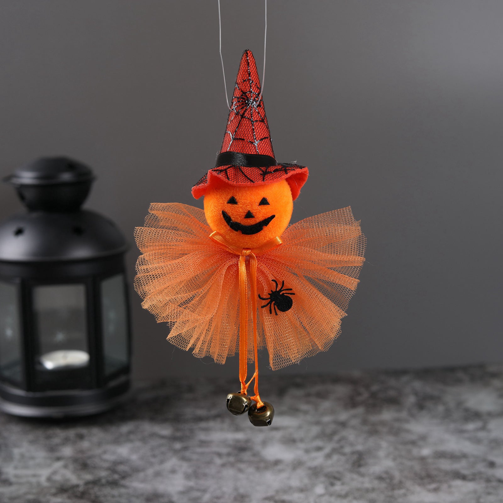 Halloween Hanging Ornament Pumpkin Ghost Witch Cat Charm Scary Witch Pendant