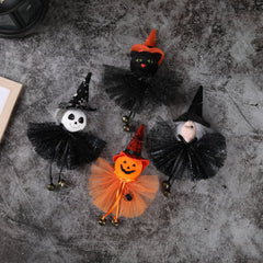Halloween Hanging Ornament Pumpkin Ghost Witch Cat Charm Scary Witch Pendant