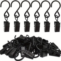 20pcs S Hooks for Curtains 5.71cm Hanging Party Light Clips Hangers