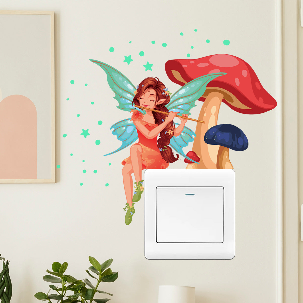 Glow in the Dark Fairy Wall Stickers