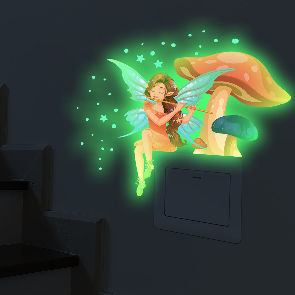 Glow in the Dark Fairy Wall Stickers