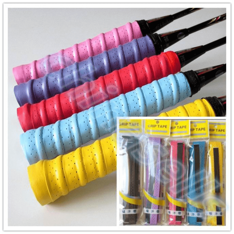 10pcs Anti Skid Badminton Racquet Grip Wrap Fishing Skidproof Sweat Band