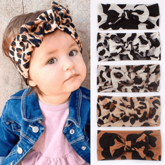 5pcs Leopard Print Headband for Baby 0-2 Years