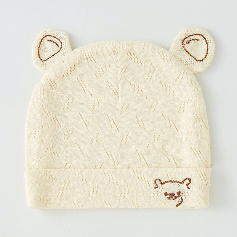 Newborn Baby Thin Cotton Beanie for Photography Prop 0-12 Years