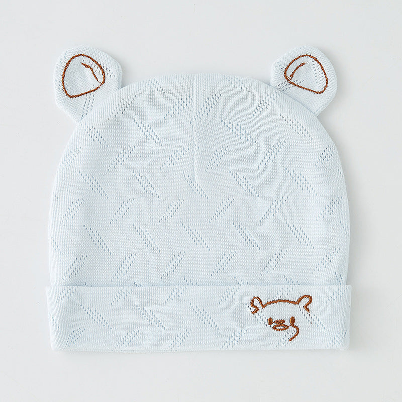 Newborn Baby Thin Cotton Beanie for Photography Prop 0-12 Years