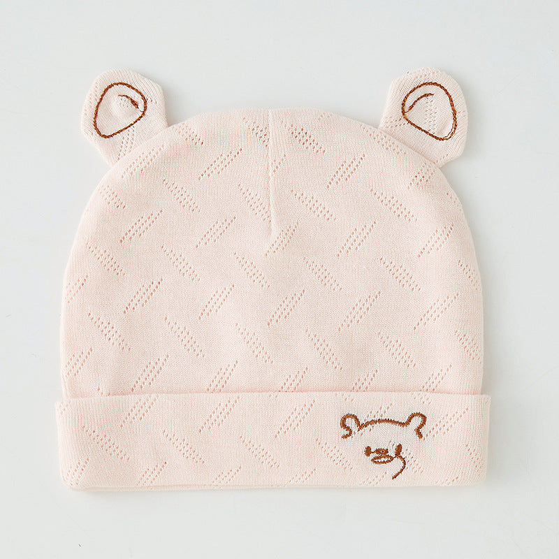 Newborn Baby Thin Cotton Beanie for Photography Prop 0-12 Years