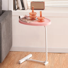 ABS Tray Side Table C Shaped End Table For Couch Sofa And Bed
