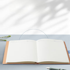 A5 Embossed Notebook for Business Office, Meeting Records Notepad Set