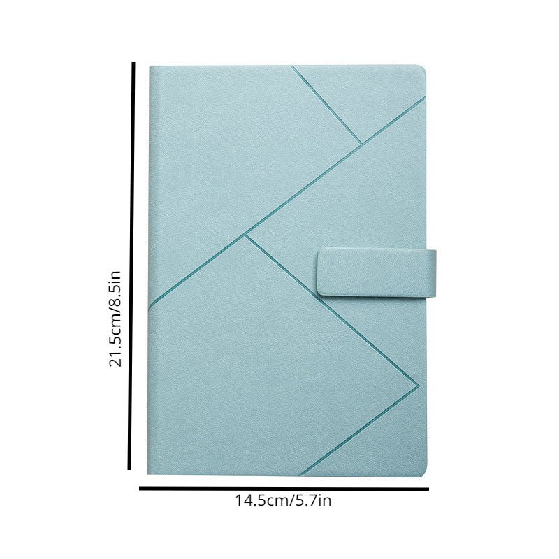 A5 Embossed Notebook for Business Office, Meeting Records Notepad Set