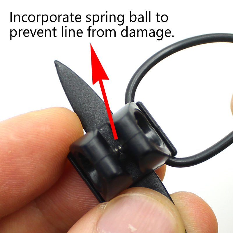 2pcs Mini Line Clip Bobbin Fishing Alarm Bite Indicator Tackle Equipment