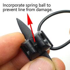 2pcs Mini Line Clip Bobbin Fishing Alarm Bite Indicator Tackle Equipment