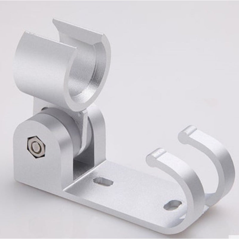 Adjustable Aluminum Shower Bracket Fixed Base Hanging Seat