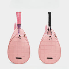 Crossbody Bag for Badminton & Tennis Rackets Chest Shoulder Purse