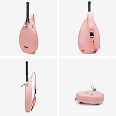 Crossbody Bag for Badminton & Tennis Rackets Chest Shoulder Purse