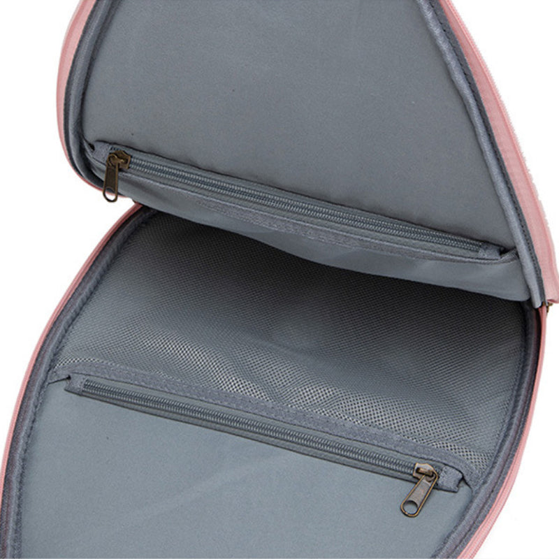 Crossbody Bag for Badminton & Tennis Rackets Chest Shoulder Purse