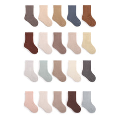 5 Pairs of Cozy Autumn Socks for Baby Boys & Girls