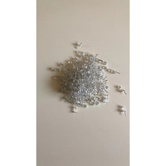 100 Transparent I-Shaped Nails in Box