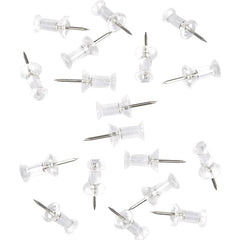 100 Transparent I-Shaped Nails in Box