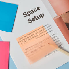300 Sheets Transparent Sticky Notes Mini Waterproof Square Self Adhesive