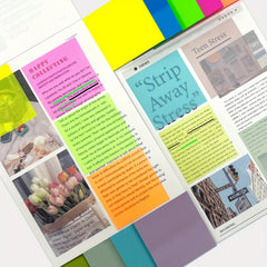 300 Sheets Transparent Sticky Notes Mini Waterproof Square Self Adhesive