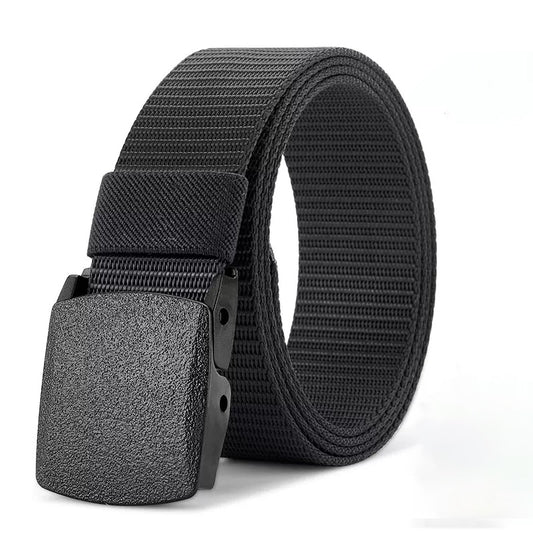 Men's Outdoor Nylon Belt with Automatic Buckle