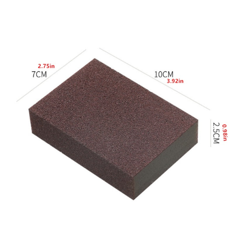 2pcs Sponge Carborundum Brush Kitchen Cleaning Tool
