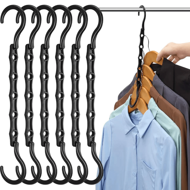 Multifunctional Non slip Windproof Hanger Creative Five hole Magic Hanger