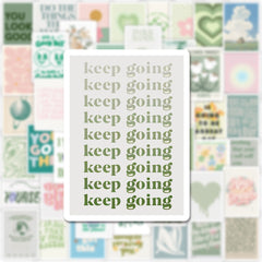 50pcs Inspirational Graffiti Waterproof Stickers for Notebook Water Cups