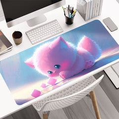 Cute Monster Mousepad HD Keyboard Pad Anti Slip Office Mat