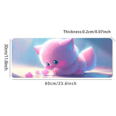 Cute Monster Mousepad HD Keyboard Pad Anti Slip Office Mat