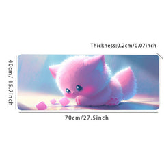 Cute Monster Mousepad HD Keyboard Pad Anti Slip Office Mat