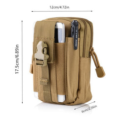 Men's Small Fanny Pack Waist Bag for Outdoor Sports Camping Travel