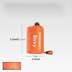 PE Aluminum Film First Aid Sleeping Bag for Outdoor Emergency