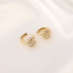 Zircon Butterfly Earrings - Wedding, Banquet Jewelry Gift