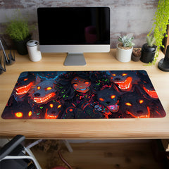 Anime Girl Wolf Dog Halloween XXL Mouse Pad Non Slip Office Game Table Mat